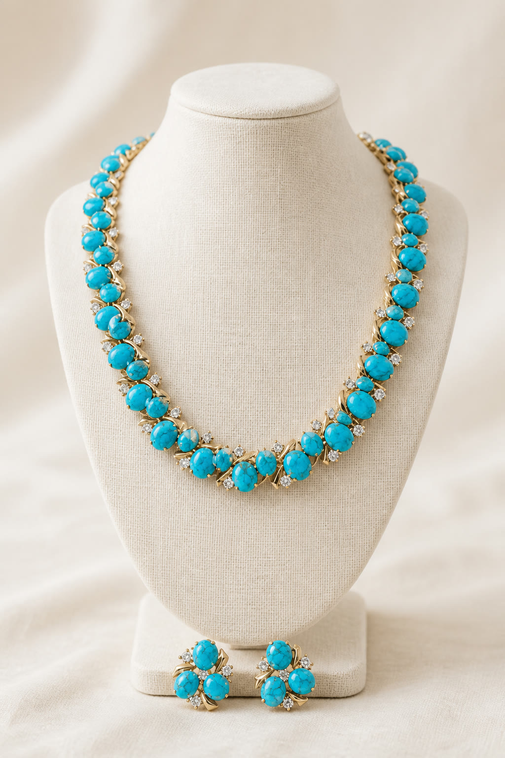 Azure Turquoise Collar Set